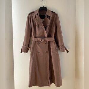 LONDON FOG DOUBLE-BREASTED TRENCH COAT Size Petite 12